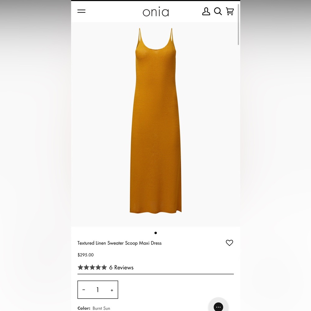 Onia Textured Linen Sweater Scoop Maxi Dress | Burnt Sun